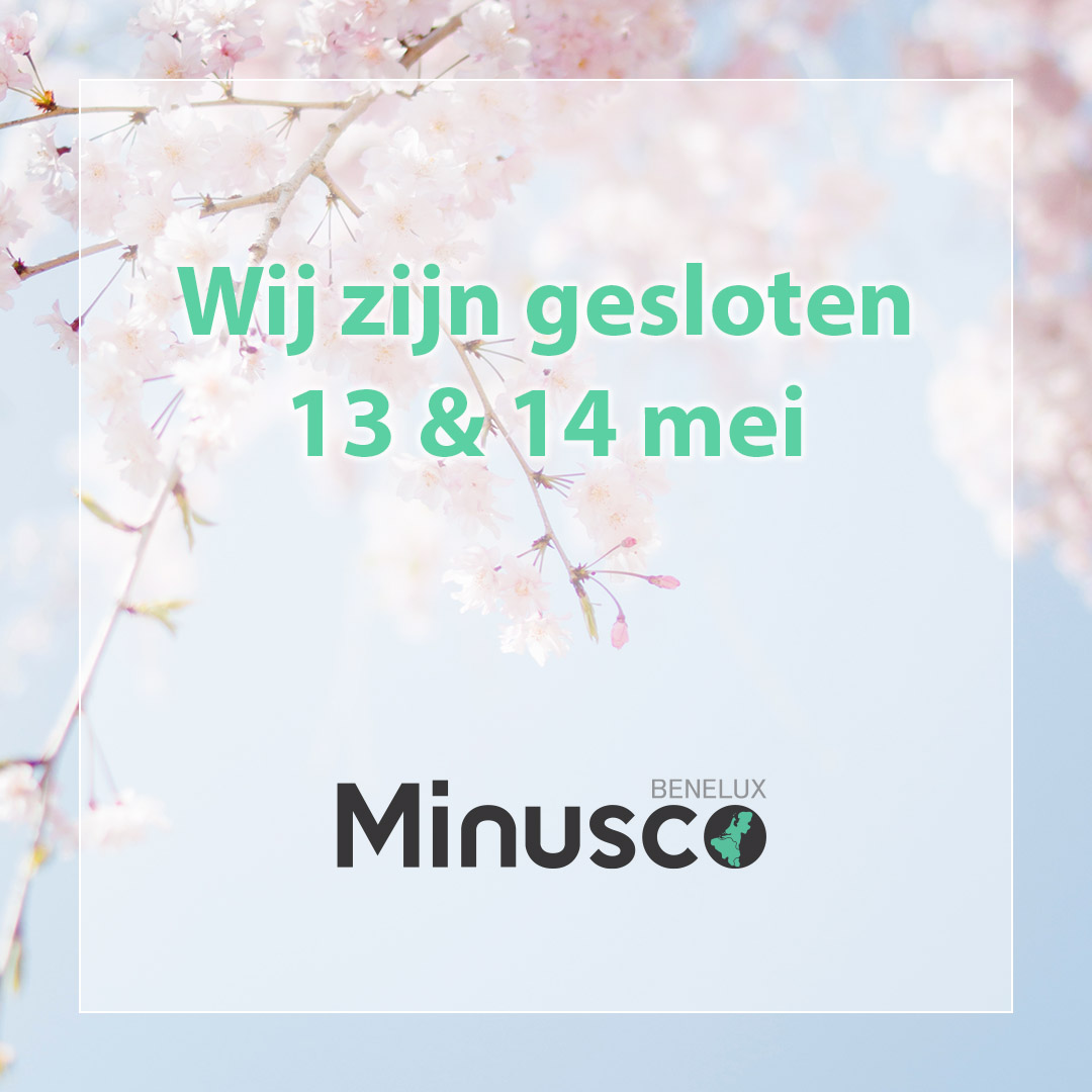 Gesloten 13 & 14 mei